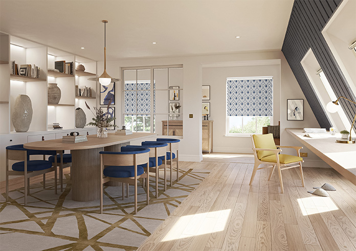 Roaring 20s, Sapphire - Twist&Fit Roller Blind - Image 7